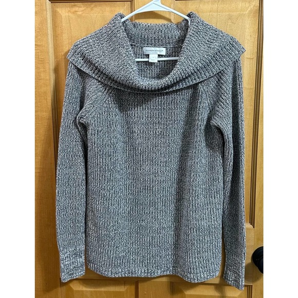 EUC, Women’s Christopher & Banks Cowl Neck Long Sleeve Size Medium Sweater - Picture 2 of 11